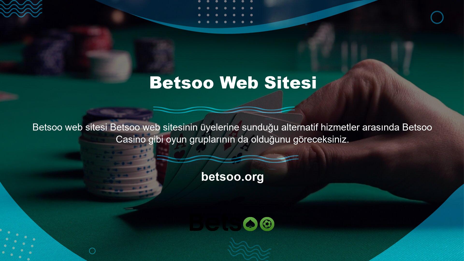 Bu web sitesinin casino oyunlarıyla ilgili ilginç özelliklerinden biri